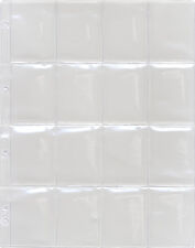 97/B] PAGINE INSERTI PER LA COLLEZIONE DI BUSTINE DI ZUCCHERO - VARIE MISURE