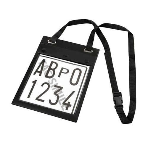 Porta targa prova auto - targa, di