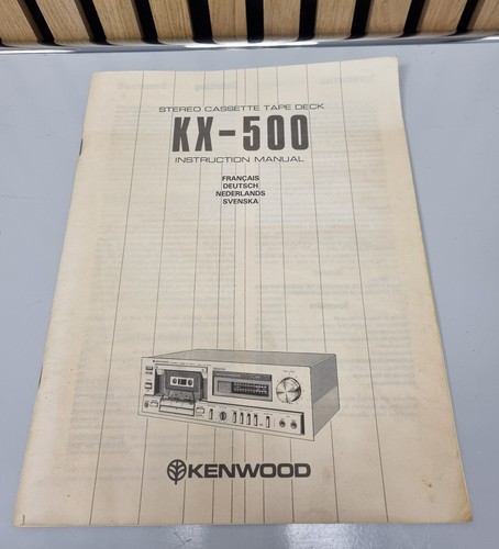 Kenwood 500 stereo cassette - kenwood,