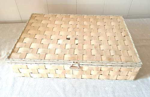 Scatola rettangolare legno