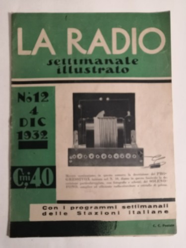 Radio settimanale - la,