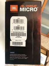 jbl one beat micro speaker dock portatile con connettore lightning