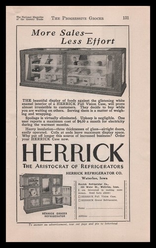 1930 herrick refrigerator - 1930,