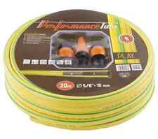 Tubo acqua irrigaziome 20 mt ⌀ 5/8” da 3 strati PVC retinato + Raccordi e Lancia