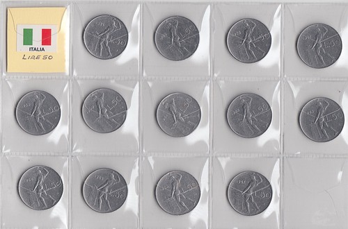 Italia lire fdc - italia, 50