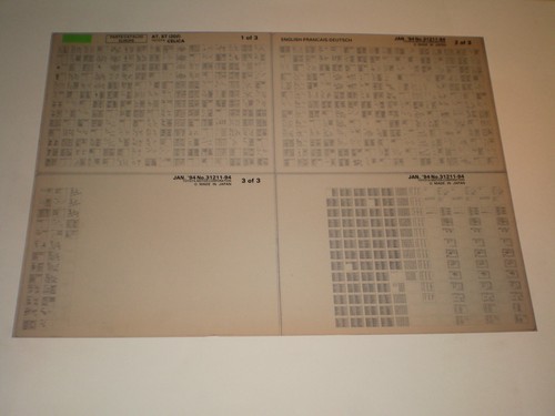 Microfiche catalogo ricambi - catalogo,