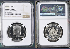 1972-S PF69 Kennedy mezzo