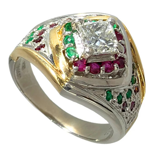 Bicolore 18k oro - oro, pt900
