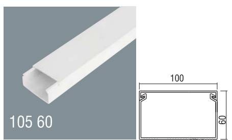 Canalina passacavi pvc mm - passacavi,