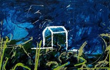 Veduta Notturna Mario Schifano Opera SERIGRAFIA Firmata Numerata Astratto PopArt