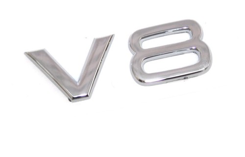 Scritta originale audi - v8,