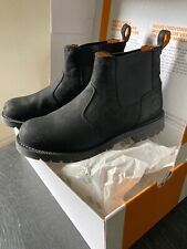 Timberland stivaletto in camoscio Pari al NUOVO mod.REDWOOD FALLS CHELSEA BLACK 