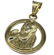 CIONDOLO PADRE PIO DI ORO 18KT