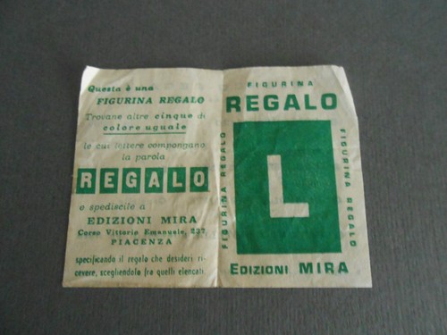 Figurina regalo edizione mira - regalo,