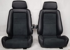 RECARO ERGOMED DS COPPIA PELLE ALCANTARA NERO VW T5 / T6