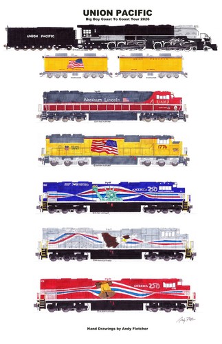 Poster union pacific big boy - poster,