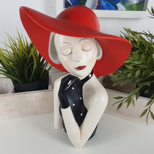 Busto donna decorativo con