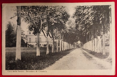 Cartolina padova casa della - casa,