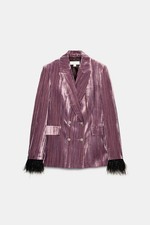 Blazer zara doppiopetto - blazer, in