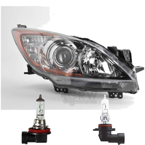 Faro alogeno destro per mazda - destro,