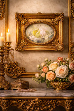 Quadro stile barocco rococò