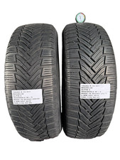 2 PNEUMATICI USATI 195/65 R 15 91T MICHELIN INVERNALE M+S 5 MM DOT 4618