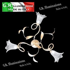 PLAFONIERA IN FERRO BATTUTO 3