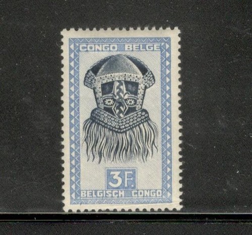Congo belga maschera 247 - belga,