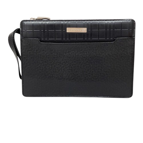 Burberry leather clutch bag - burberry,