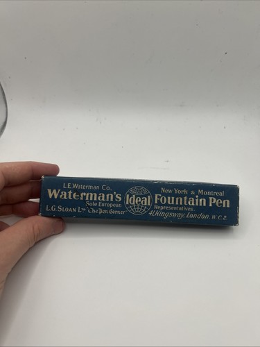Waterman ideal pen - ideal, box