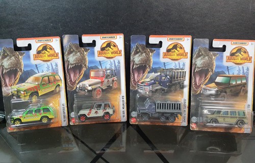 Lot matchbox jurassic - lot, x4