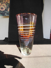 vaso in vetro sommerso Murano vintage