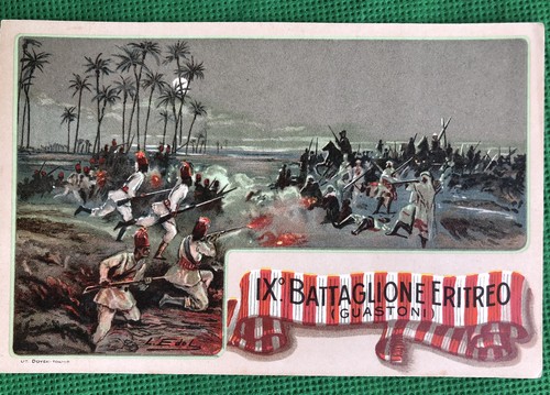 Cartolina militare libia - cartolina,