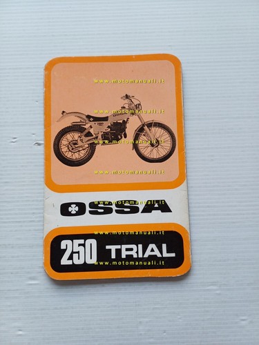 Ossa 250 trial 1980 manuale - 250,