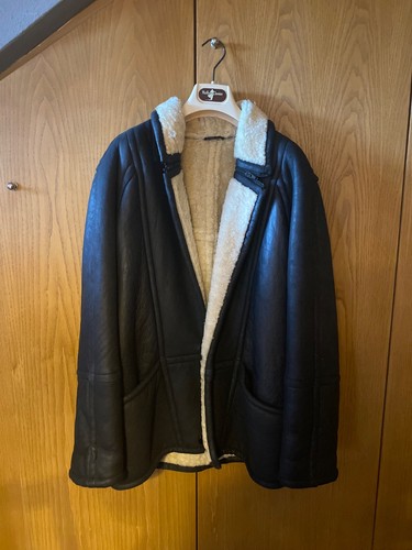 Montone nero shearling vintage - nero,