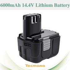 6.0Ah 14.4V Al litio Batteria per Hitachi 327729 BCL1430 EBM1430 EBL1430 BCL1415