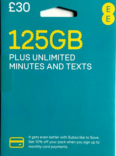 Scheda sim economica 125gb - sim,