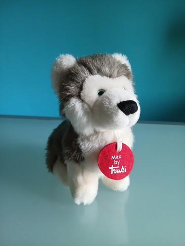 Trudi peluche cane husky - peluche,