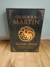 George R. R. Martin Trono Di Spade Libro terzo edizione deluxe pelle di drago
