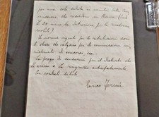 Autografo ENRICO FERMI Fisici Nucleari Progetto Manhattan Atomic Oppenheimer