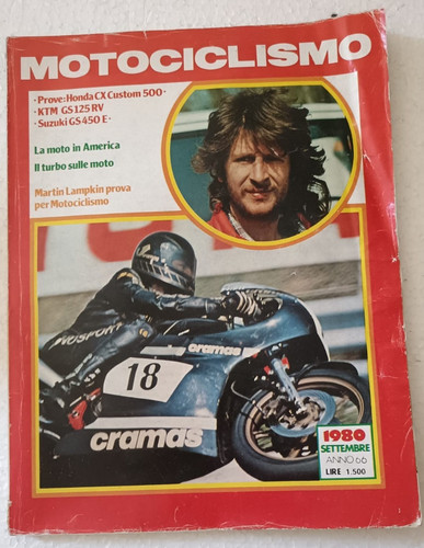 Motociclismo 1980 honda cx - motociclismo,