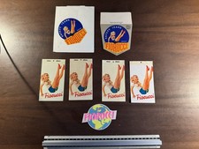 Lotto 7 adesivi FIORUCCI