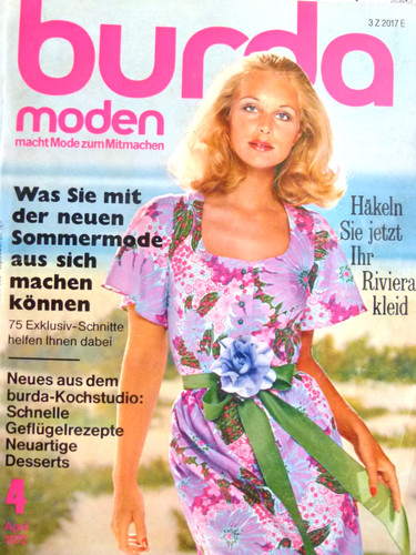 Vecchio quaderno moda burda - vecchio,