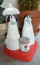 Ceramica pubblicitaria Caffè PAULISTA Carmencita e Caballero DB