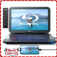 17.6" Portable Blu Ray DVD