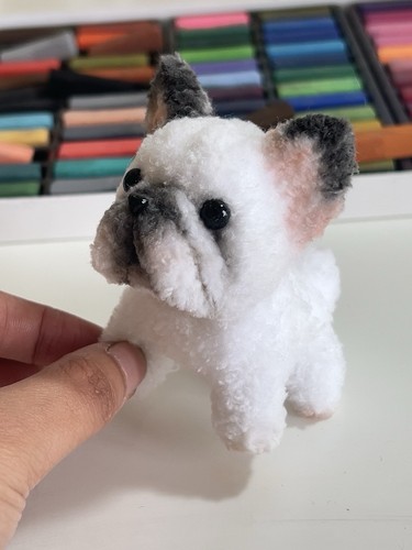 Handmade french bulldog - bulldog, plush
