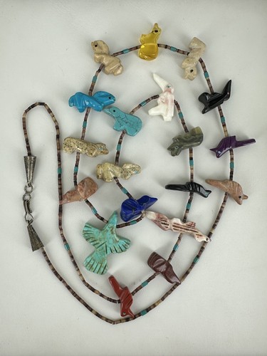 Collana vintage sterling - sterling, zuni