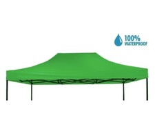 Tetto/Copertura superiore impermeabile per Gazebo 3x4,5m Verde