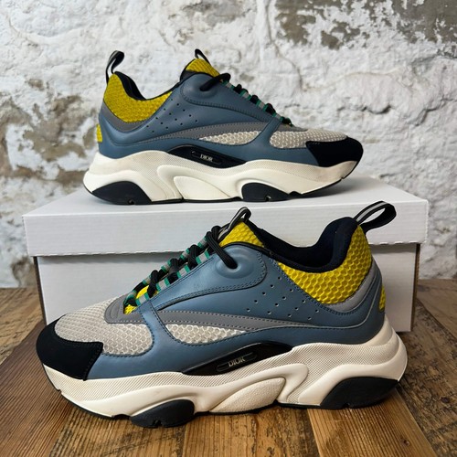 Sneaker dior b22 giallo acqua - dior,