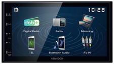 Kenwood DMX129DAB Autoradio Doppio DIN MP3 Touch Screen DAB Bluetooth USB iPod AU